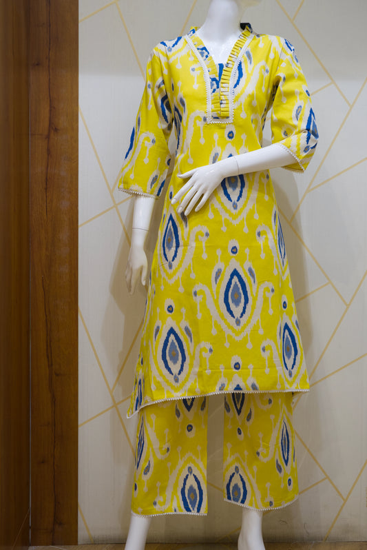 Ikkath kurti set