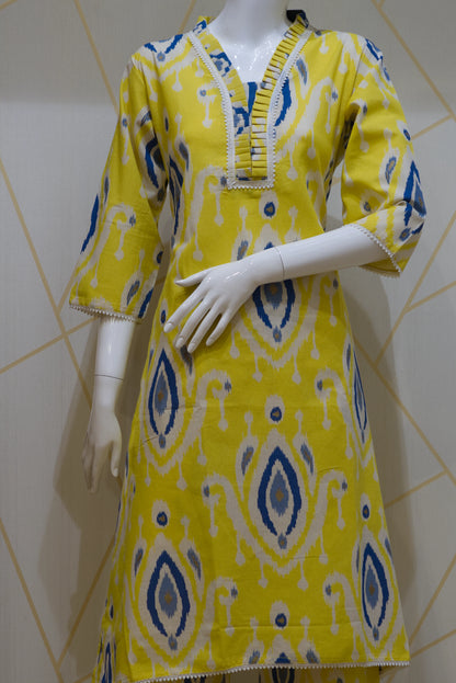 Ikkath kurti set