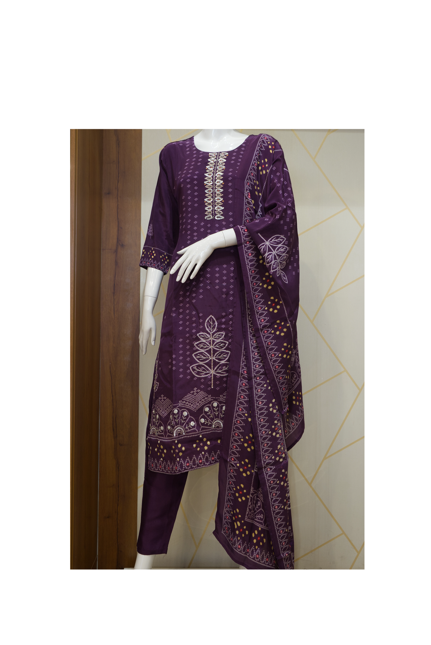 Bndini printed suit set