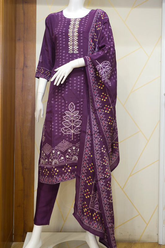Bndini printed suit set