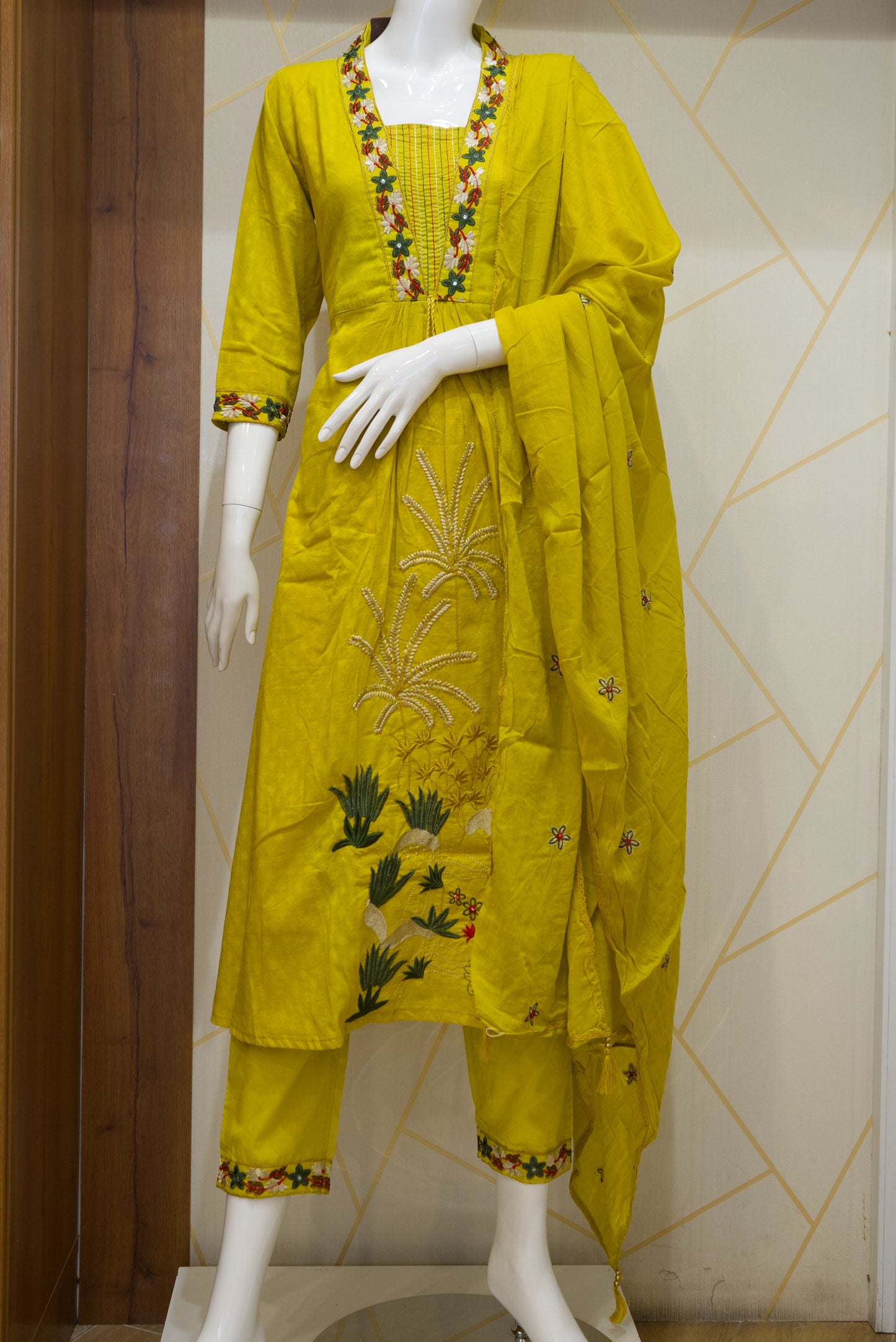 Mul cotton suit set