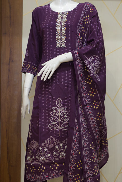 Bndini printed suit set