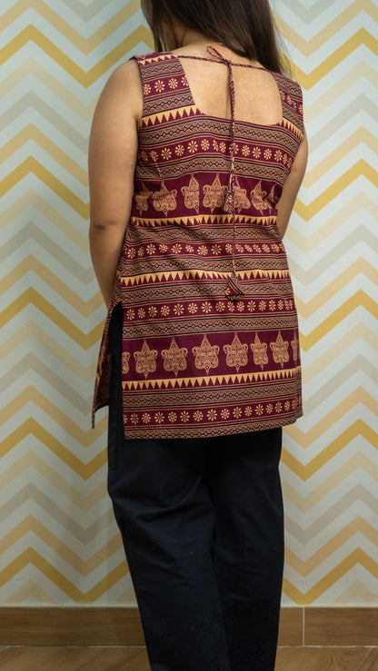 Zivara short kurti