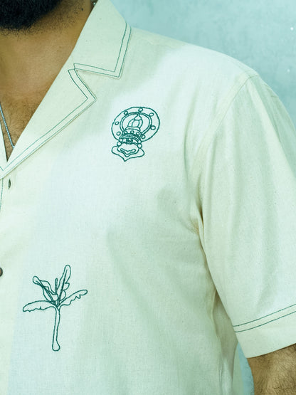 Hand-embroidered SHIRT