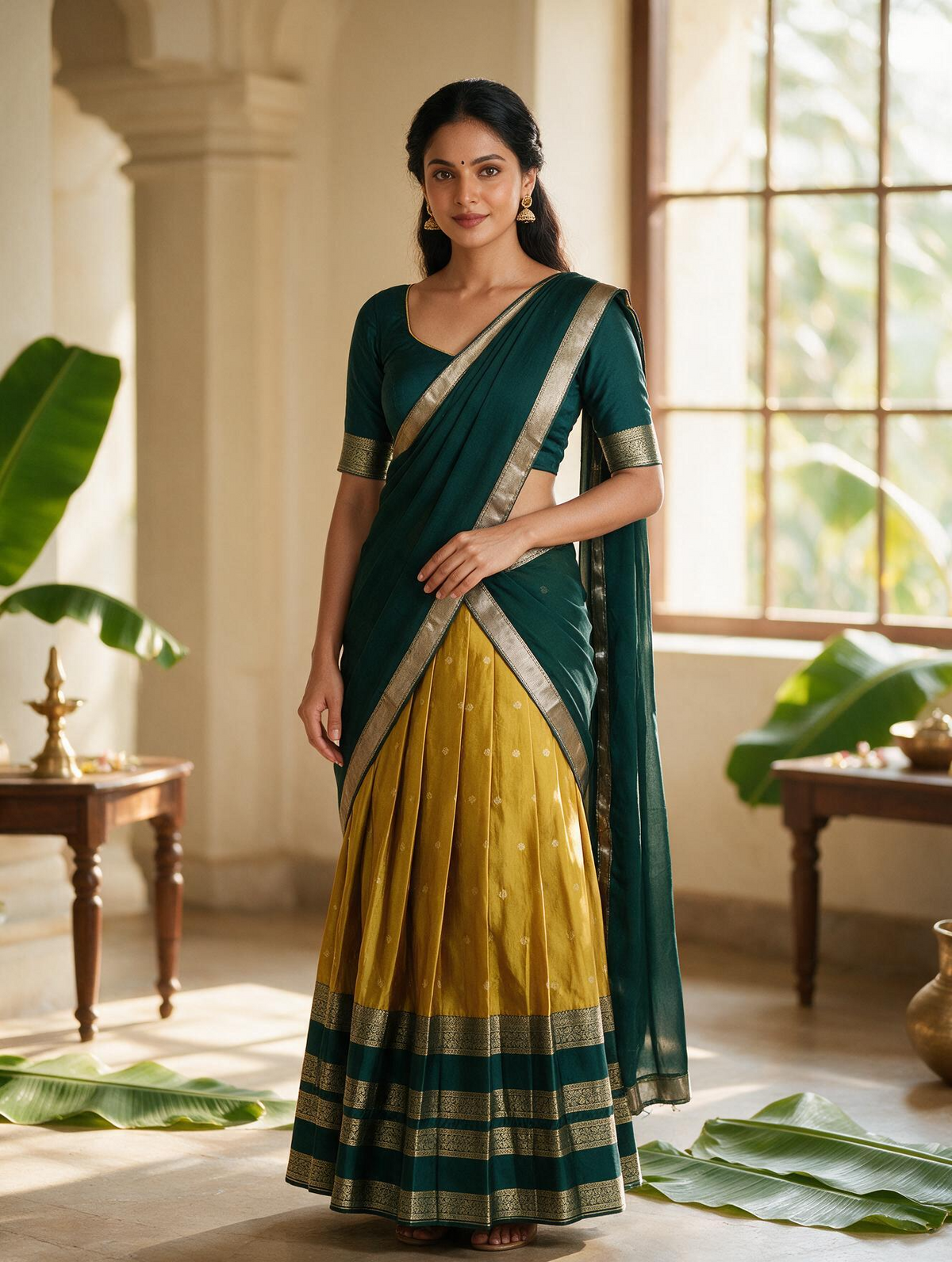 Green & yellow davani