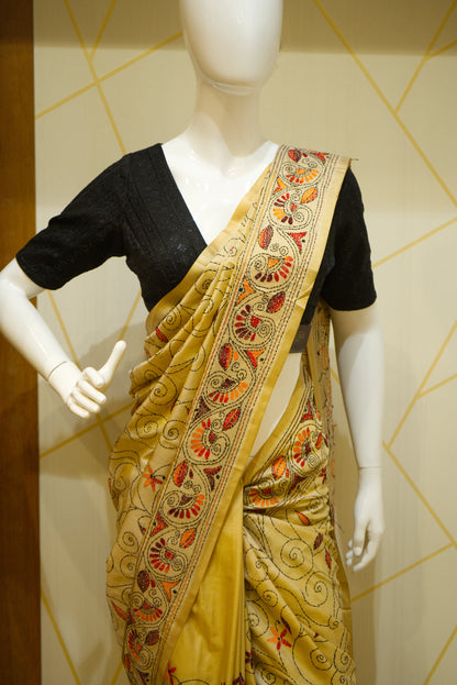 Khandha Worked Saree