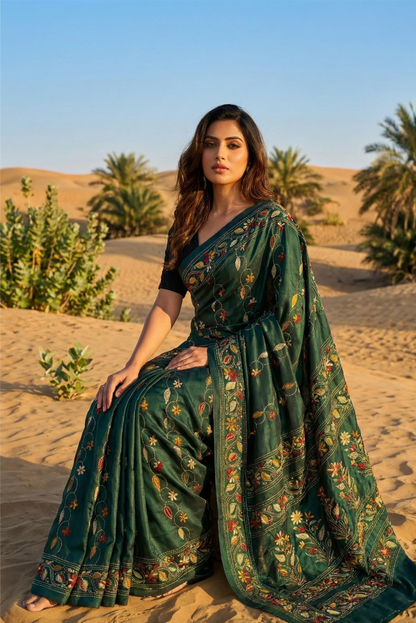 Khandha Worked Saree