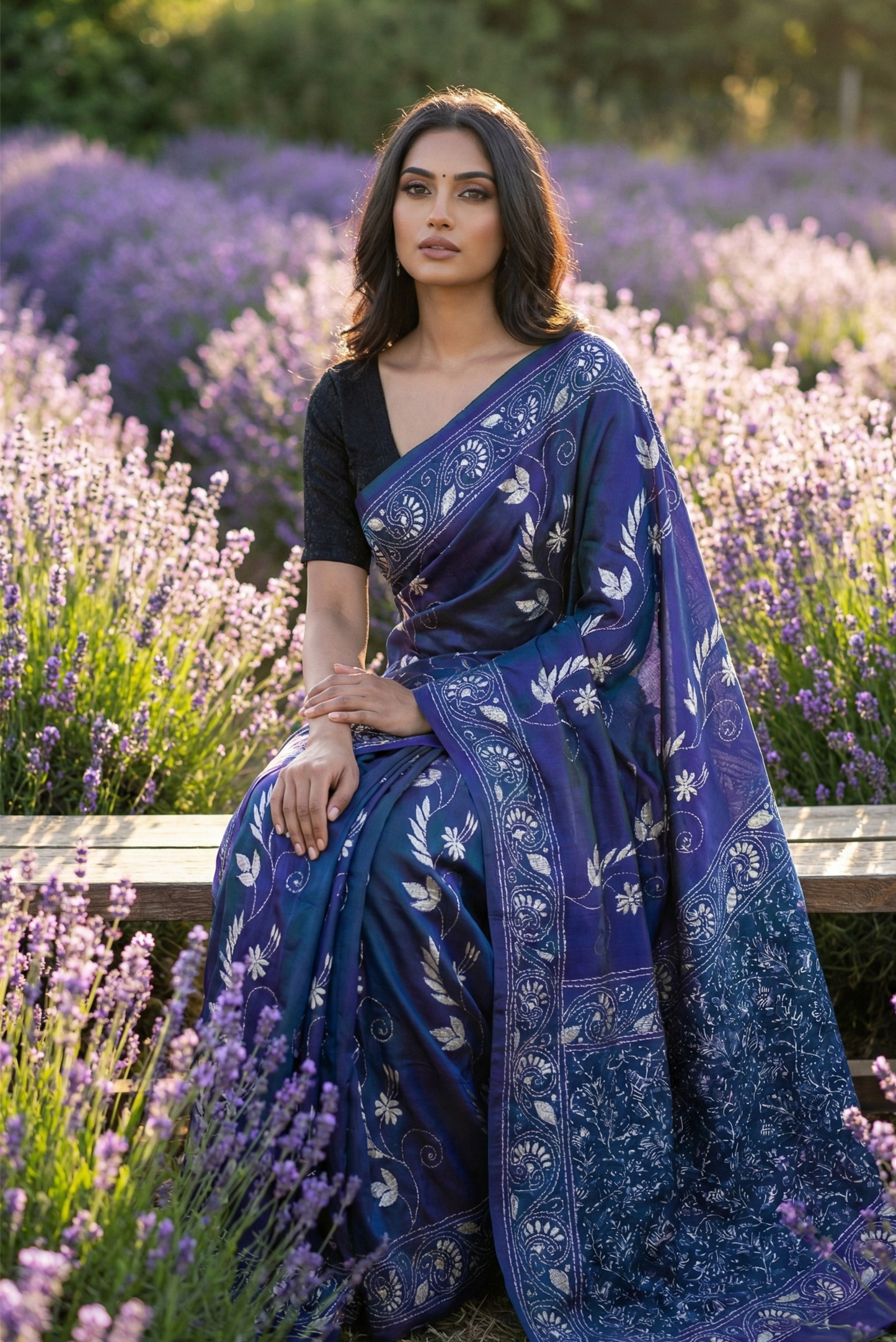 Khandha Worked Saree