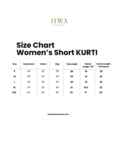 Avira short kurti